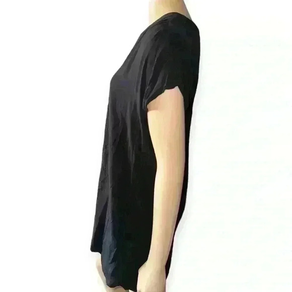 GAP Women's black Mini Dress Casual short sleeves Size M - Picture 4 of 8